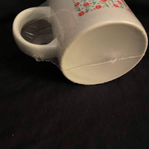 1992 Grandma Mug Set Red Green Floral Design White Mug Pad Pencil NWOT - Picture 7 of 7